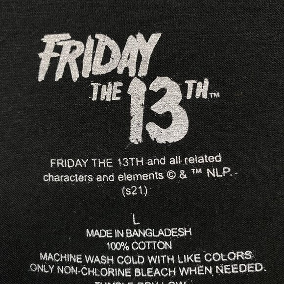 Friday the 13th Movie Promo Tshirt size large - Picture 4 of 4